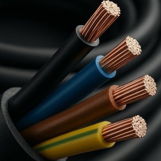 کابل افشان 4*2 برند کرمان رادین (کلاف 100 متری)